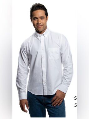 Peter Manning Oxford white Shirt size 2X